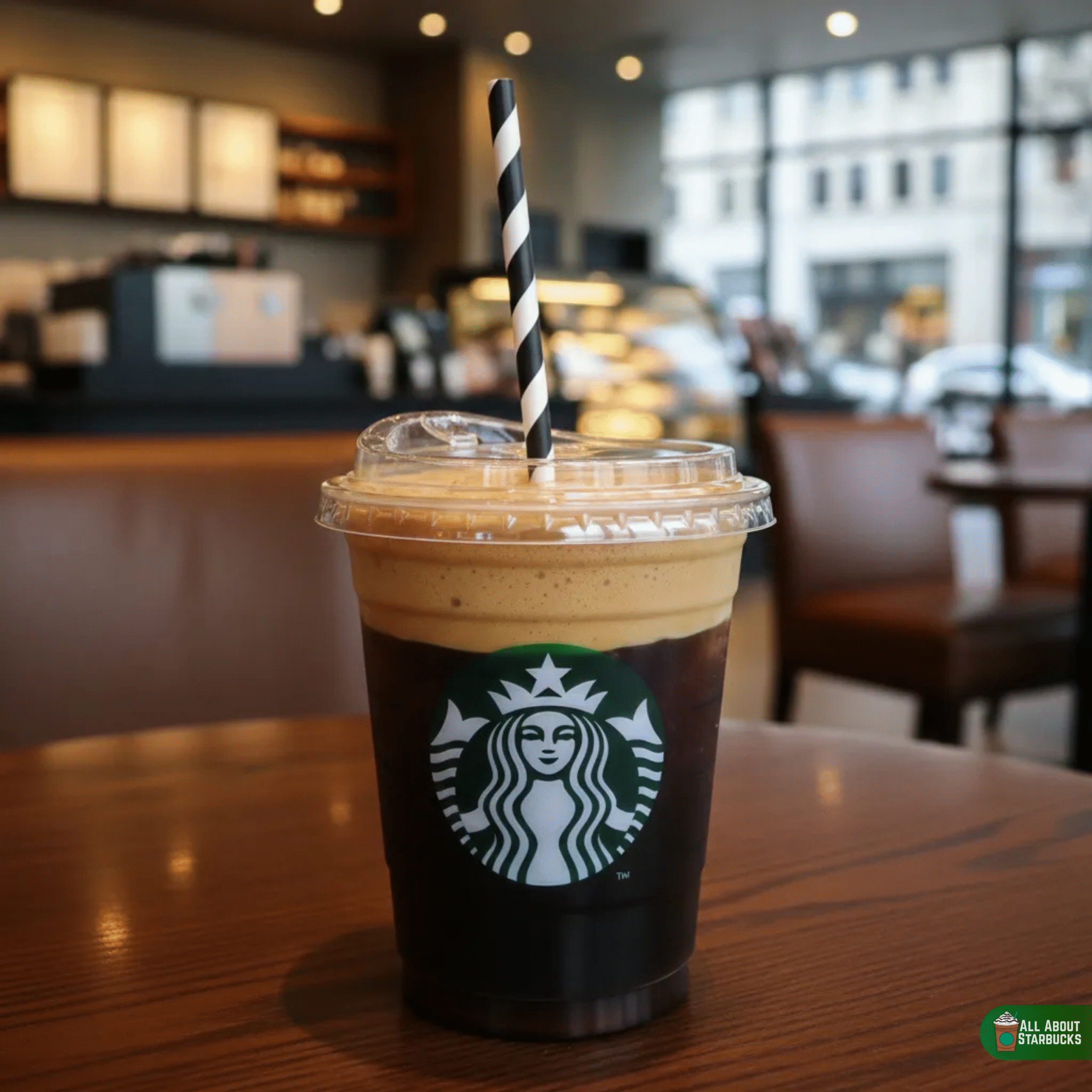 Cold brew with light foam