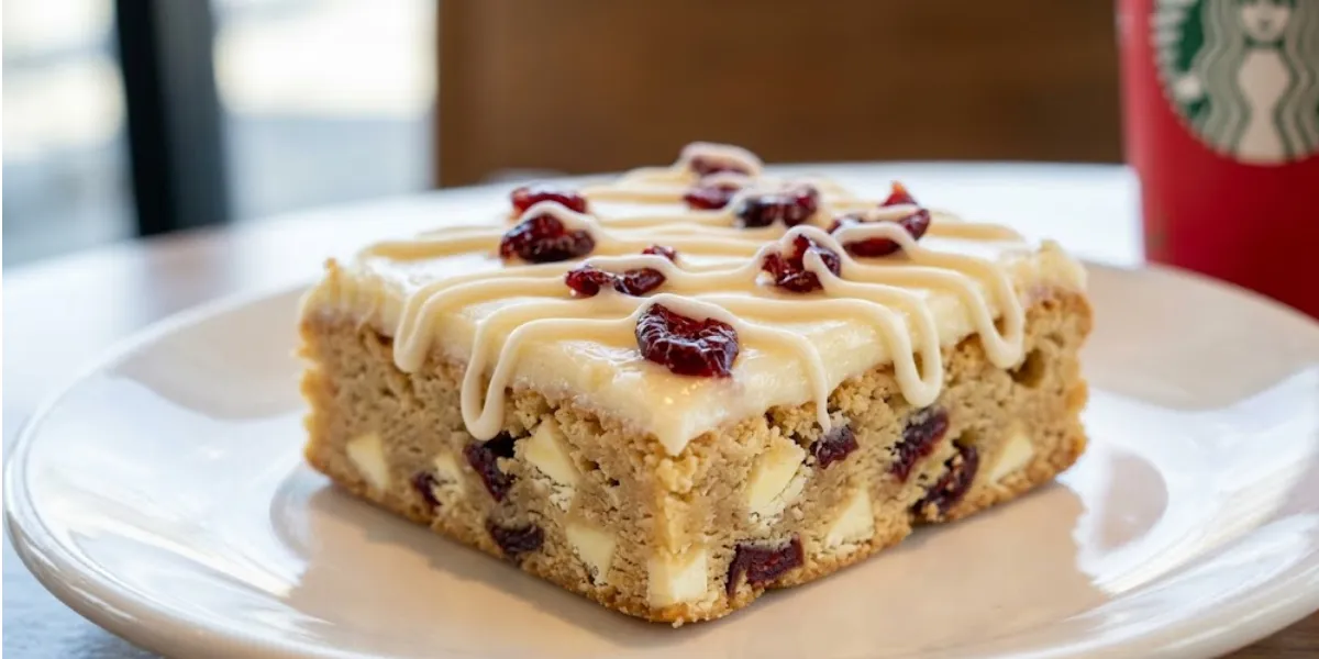 Calories in starbucks cranberry bliss bar  sugar & ingredients