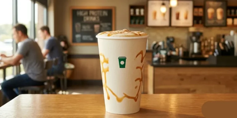 Starbucks caramel protein latte calories & nutrition facts