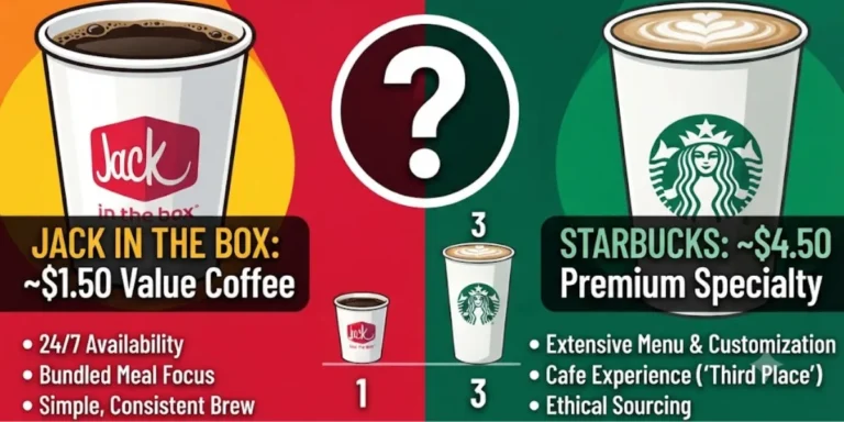 Starbucks vs jack in the box  is starbucks really 3x the price?